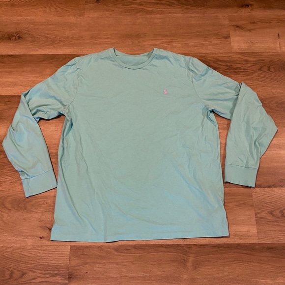 🐎 Polo Ralph Lauren LS T-Shirt, Seafoam Green, XL - Picture 1 of 4